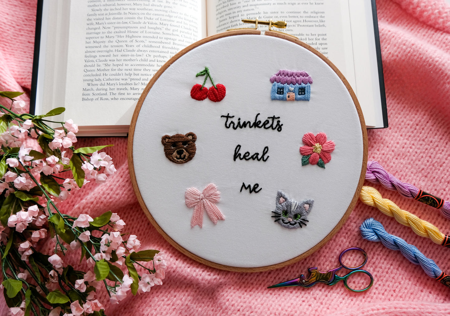DIY Digital Embroidery Pattern Trinkets Heal Me