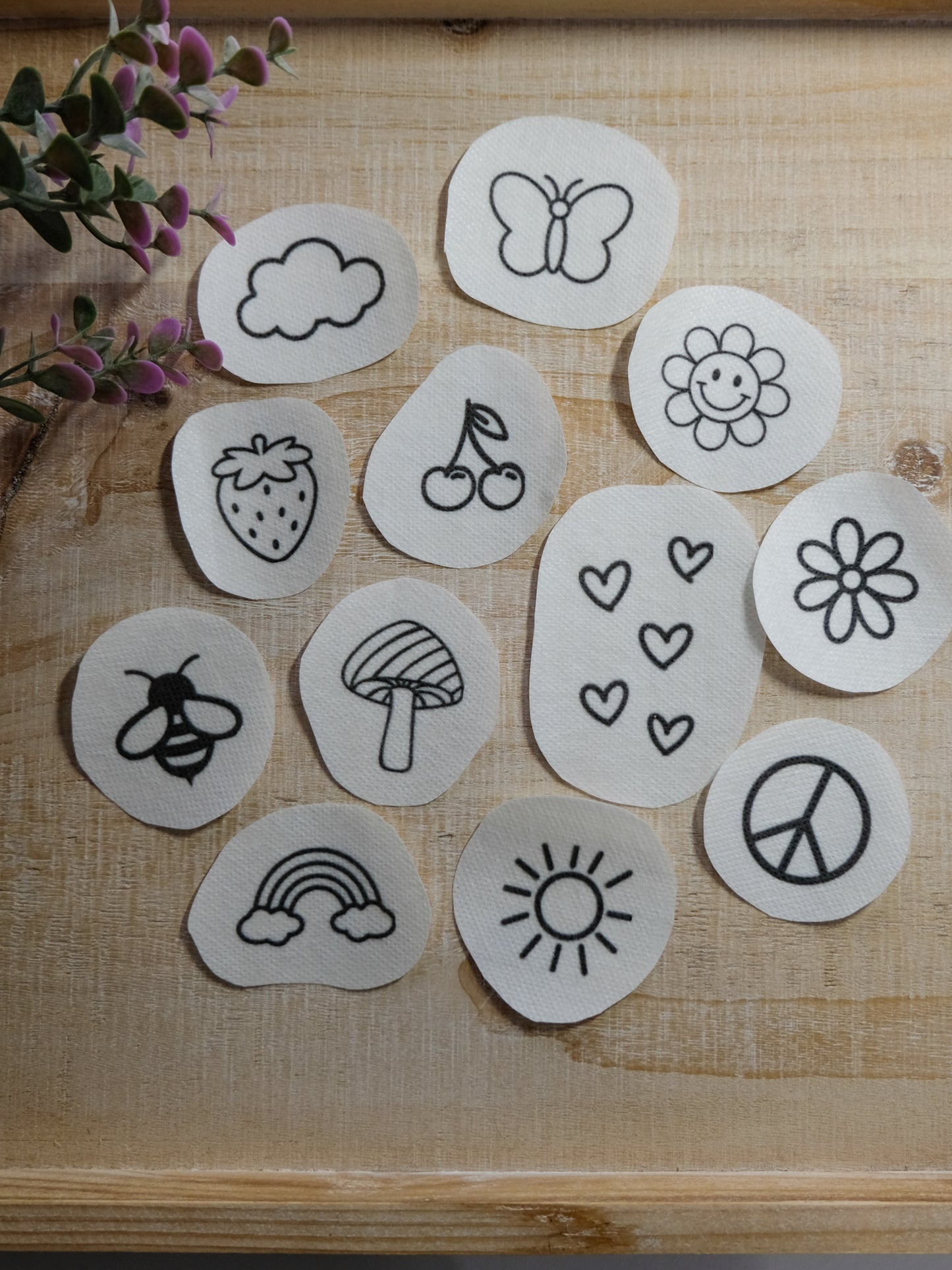 Minis DIY Stick and Stitch Embroidery Stickers