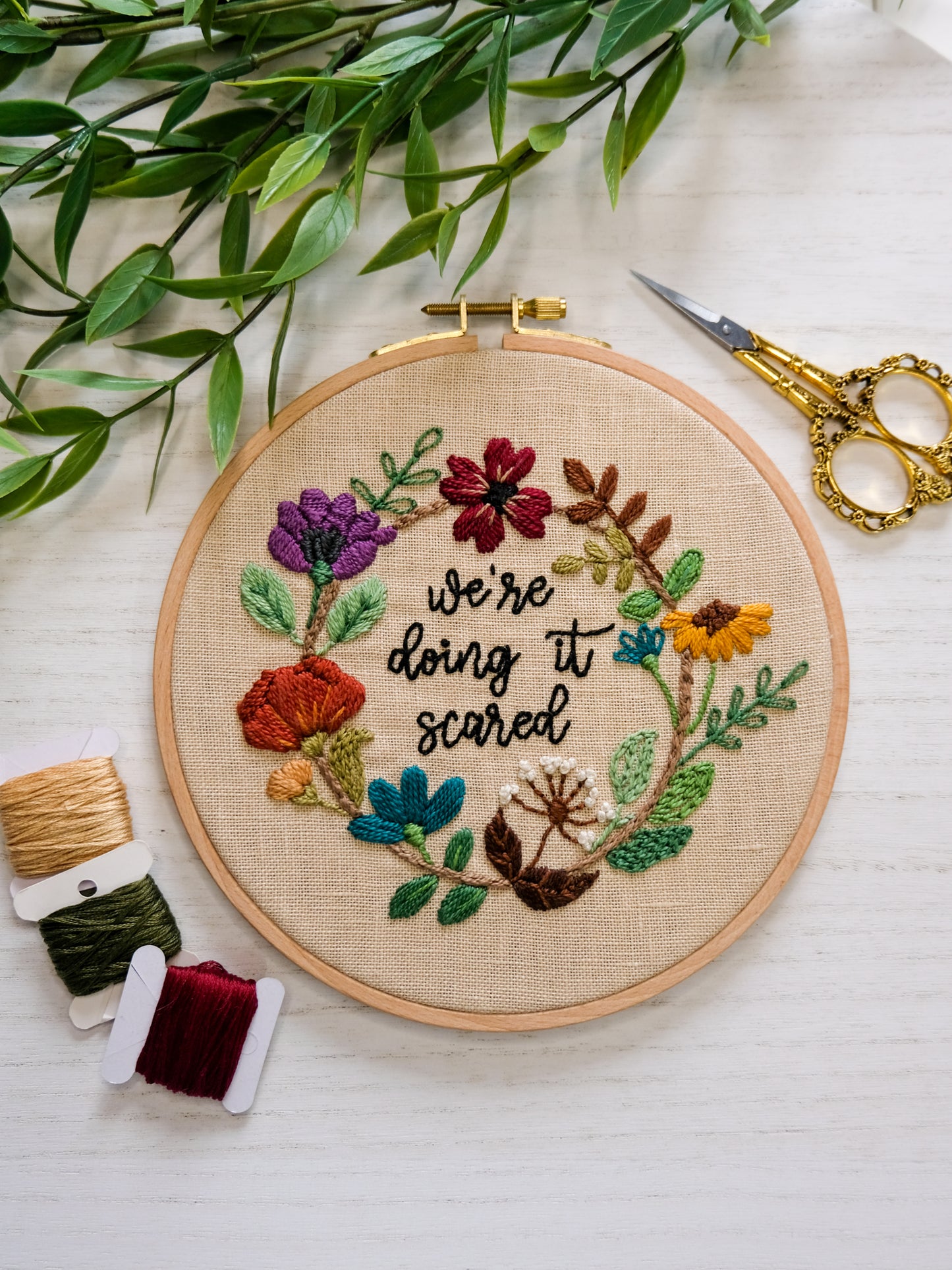 DIY Digital Embroidery Pattern Doing It Scared