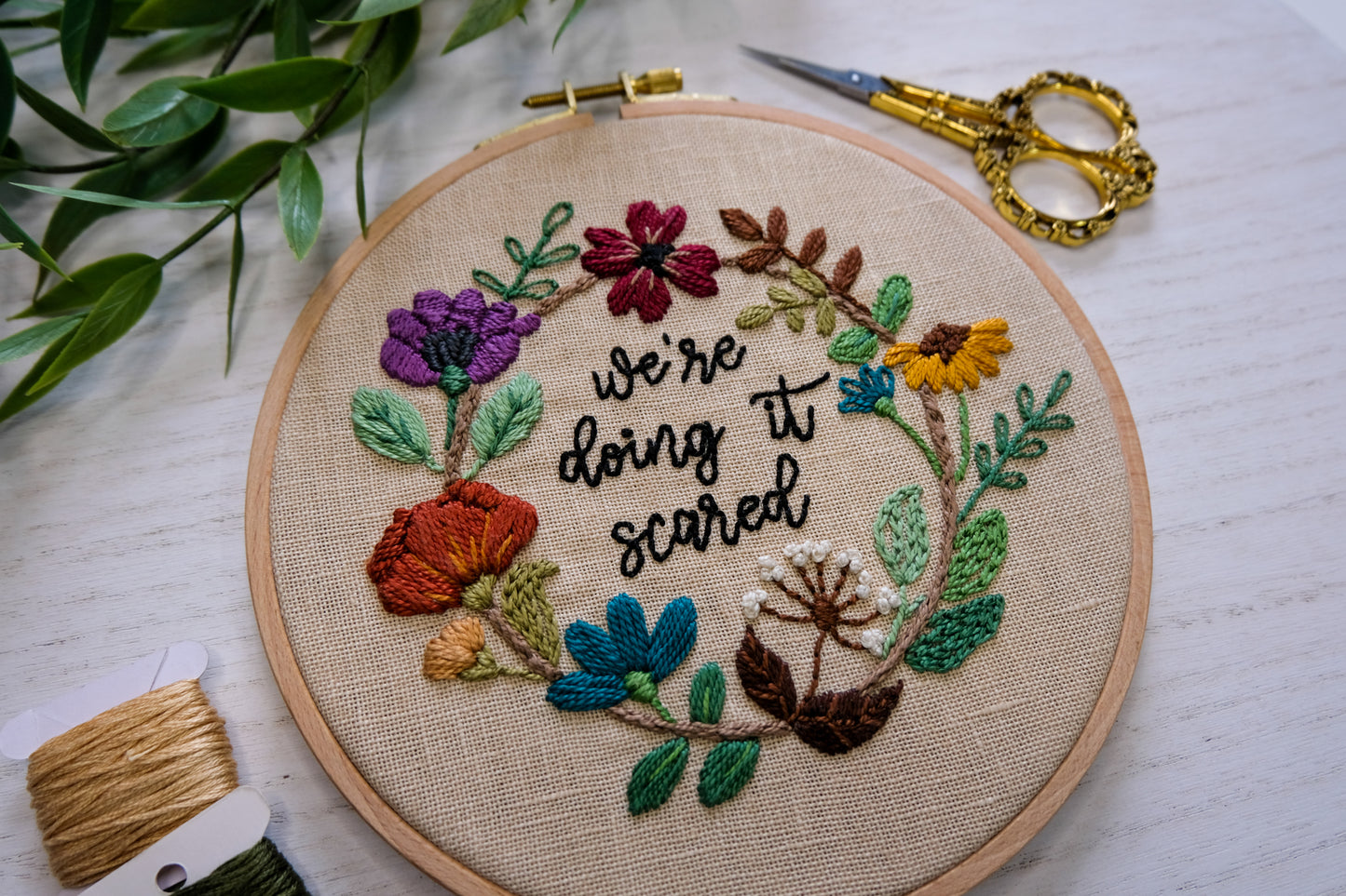 DIY Digital Embroidery Pattern Doing It Scared