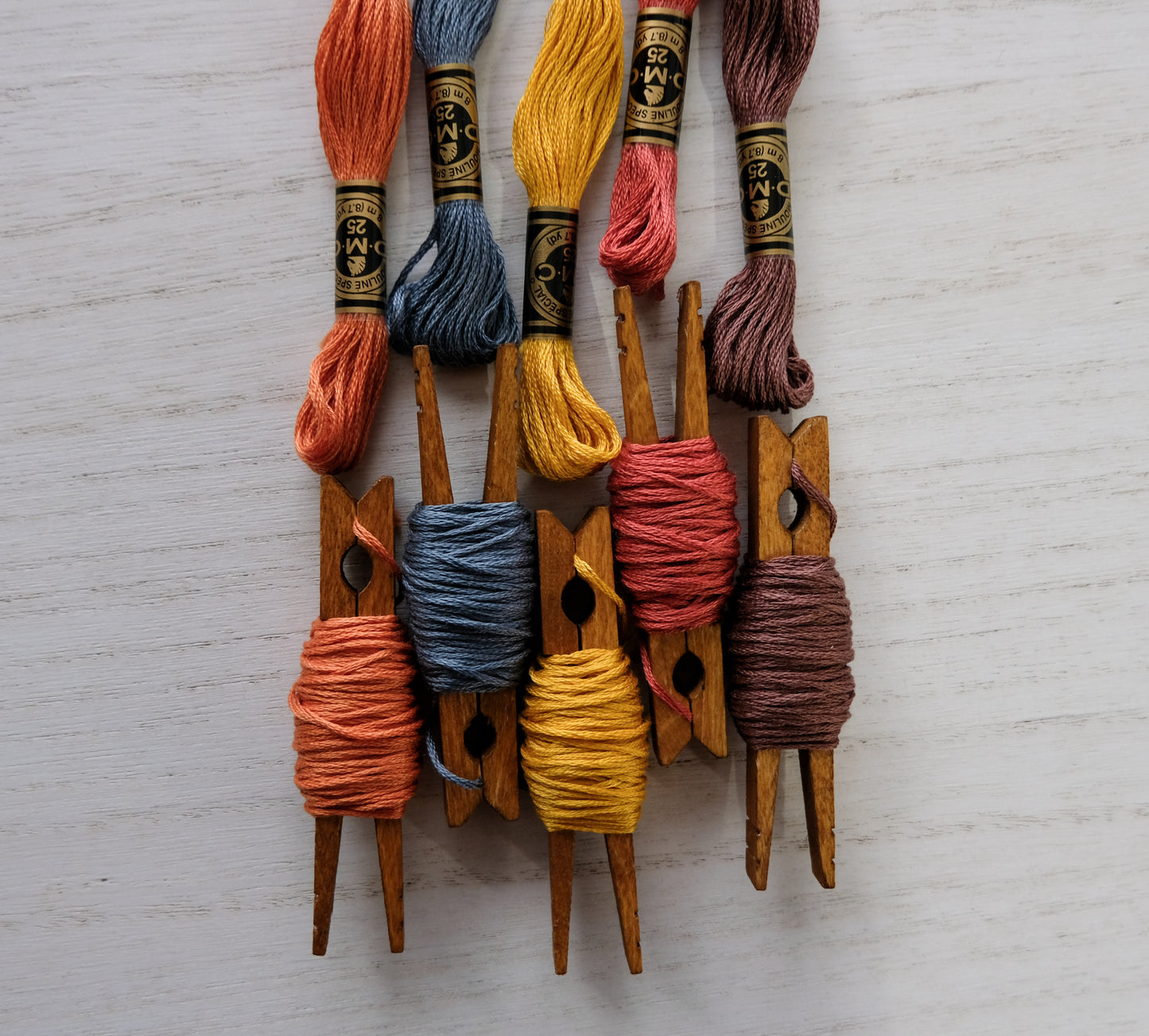 Farm Stand DMC Thread Embroidery Palette