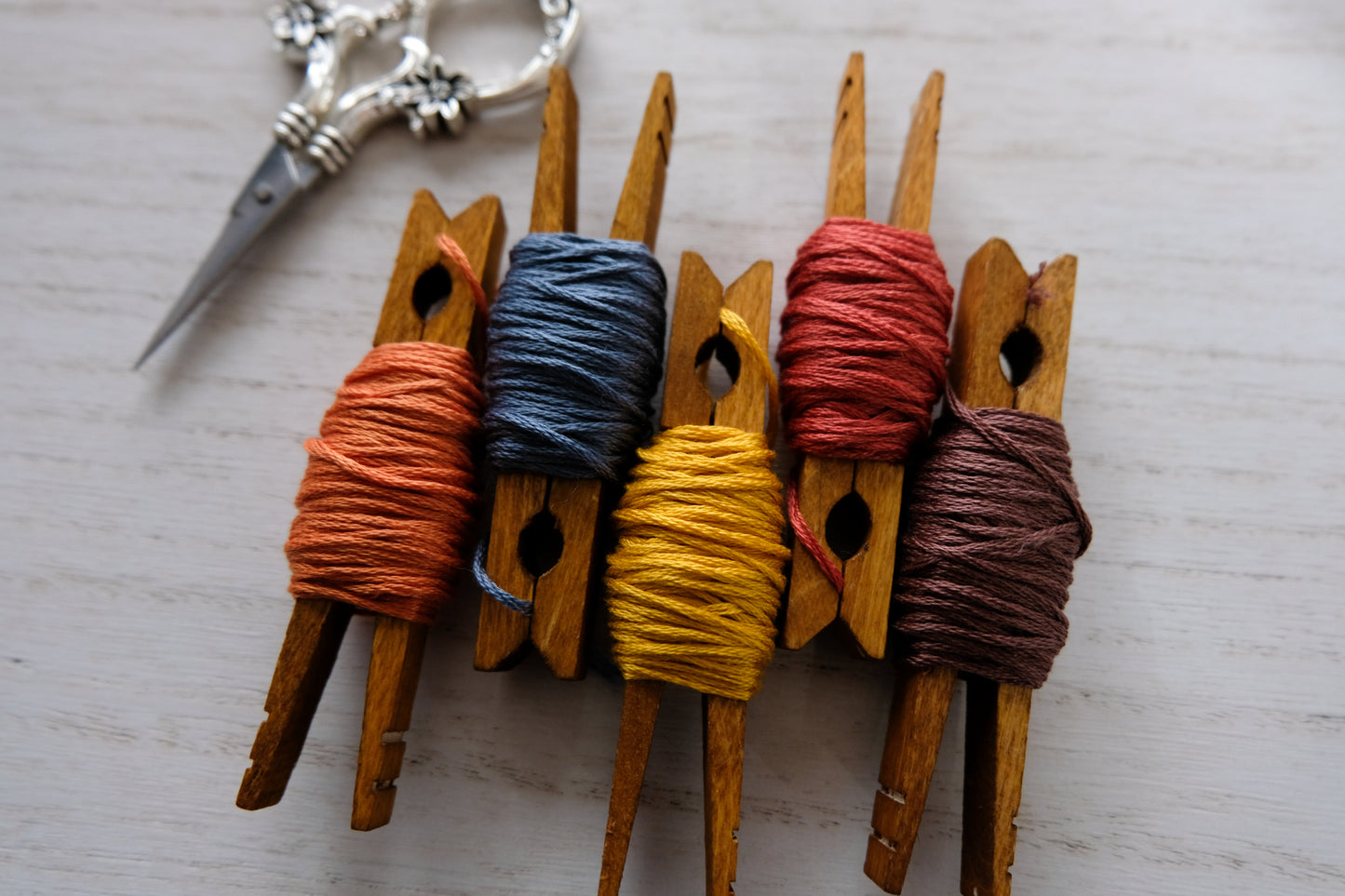 Farm Stand DMC Thread Embroidery Palette