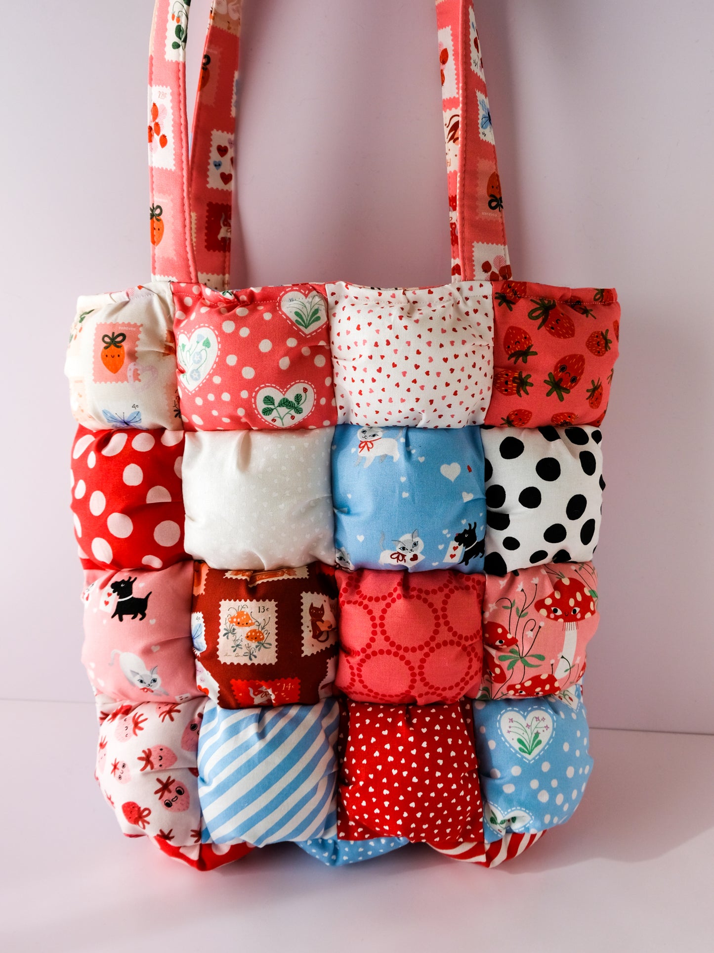 Cloud Tote Bag | Valentine Stamps Size Large