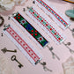Embroidered Ruffle Bracelet