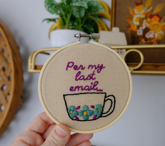 Funny Office Humor Embroidery