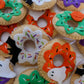 Wool Felt Halloween Donut Ornaments