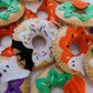 Wool Felt Halloween Donut Ornaments