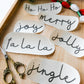 DIY Stick and Stitch Christmas Embroidery Stickers