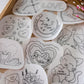 Valentine's Day DIY Stick and Stitch Embroidery Stickers