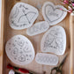 Valentine's Day DIY Stick and Stitch Embroidery Stickers