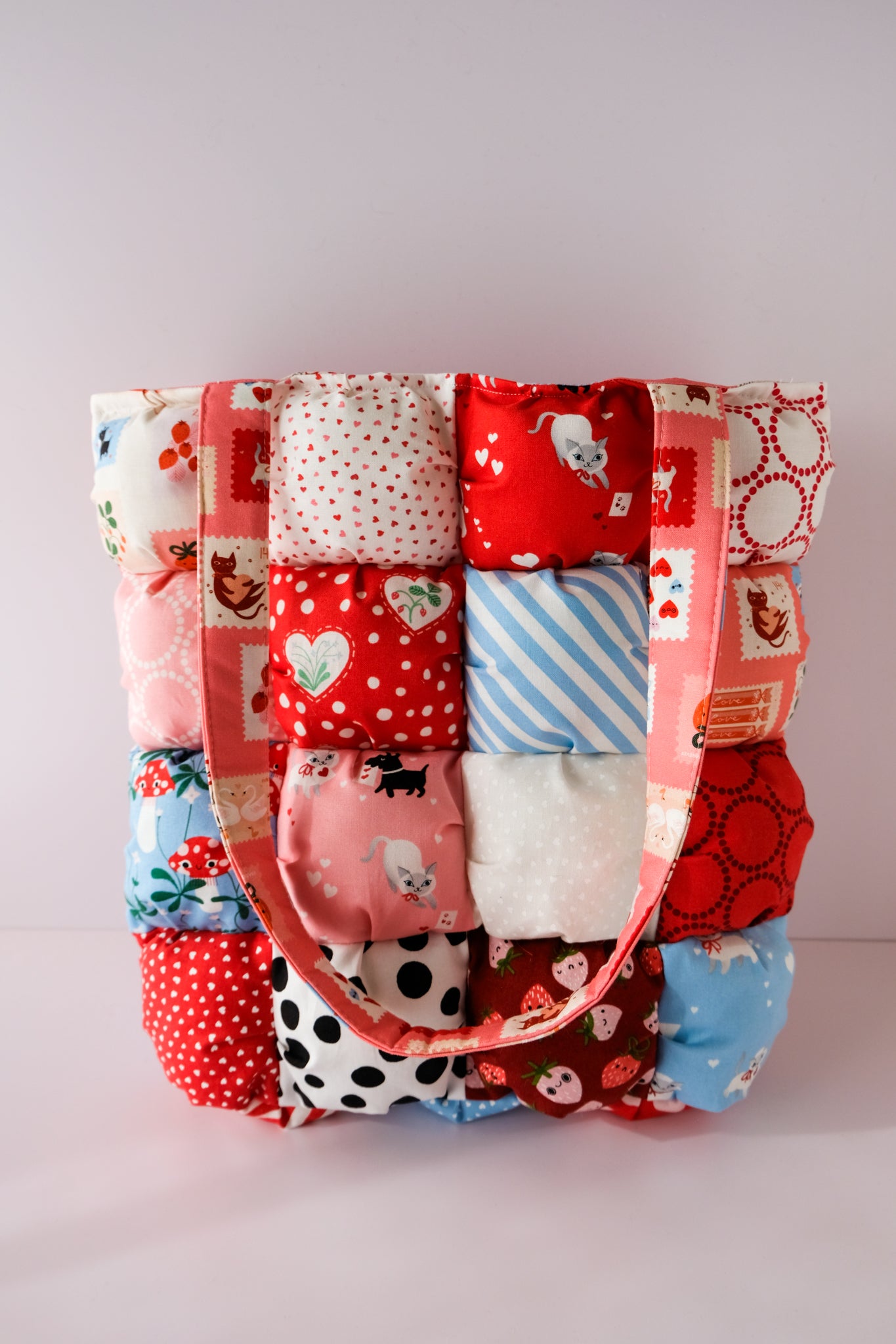 Cloud Tote Bag | Valentine Stamps Size Large