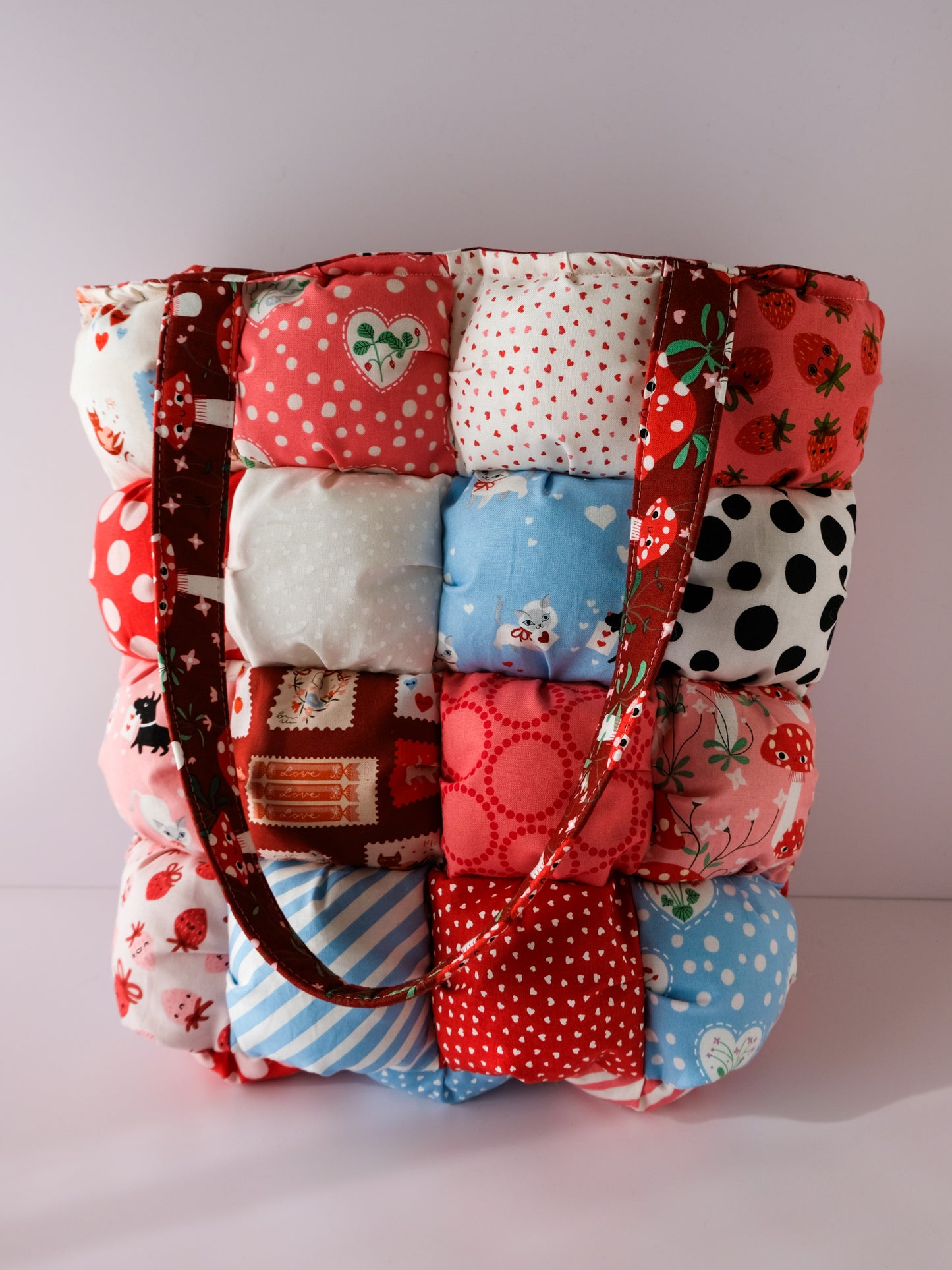 Cloud Tote Bag | Valentine Mushies Size Large