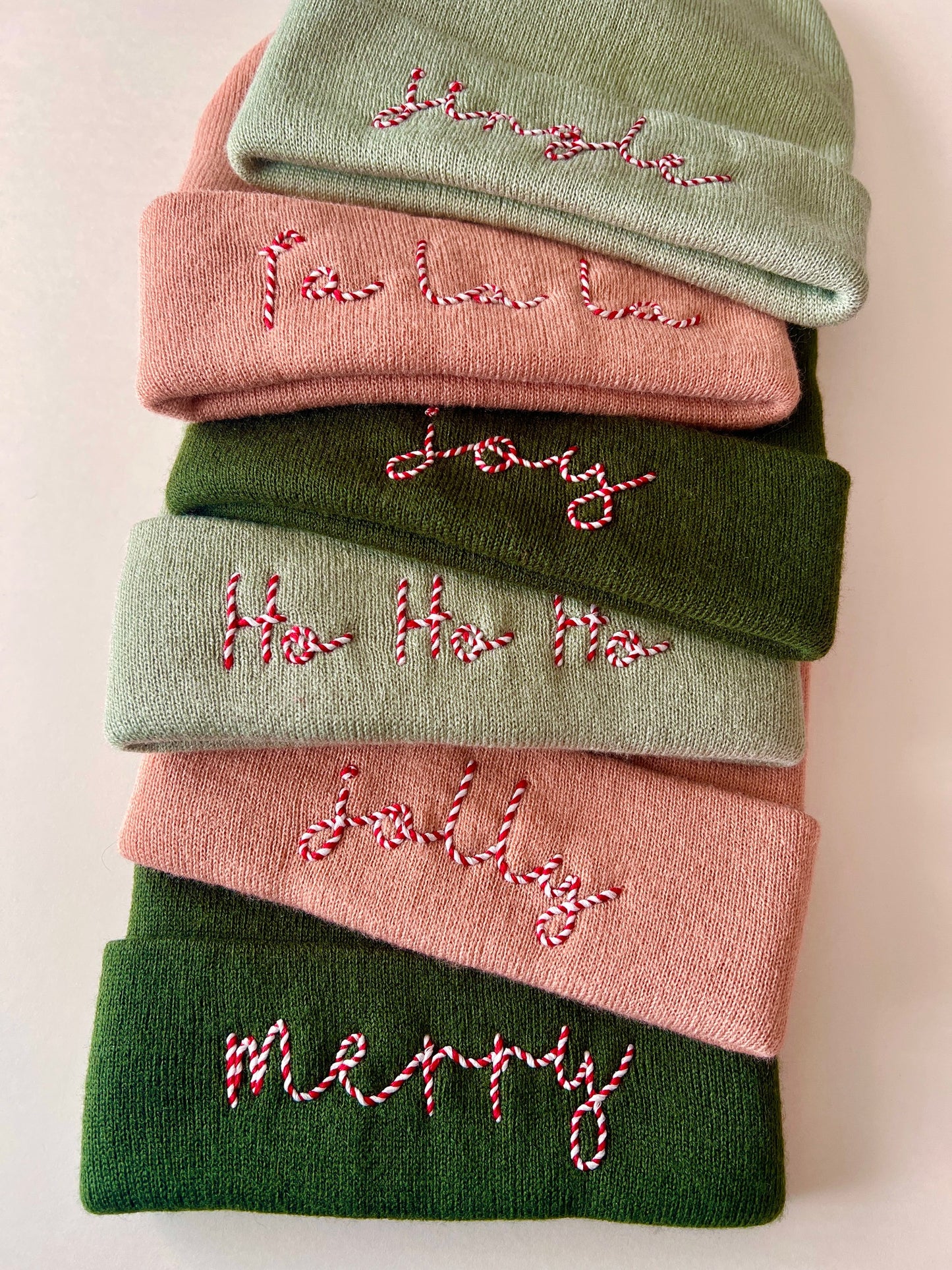 DIY Stick and Stitch Christmas Embroidery Stickers