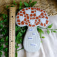 Mushroom Mosaic Wall Hanging Retro Art Fairycore with Daisy Ceramic Tiles Woodland Themed Home Decor